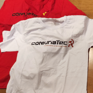 Camiseta branca ComunaTec