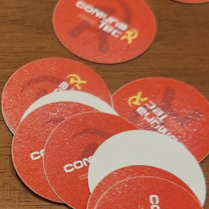 Adesivos do logo ComunaTec